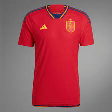 HE2021-SPAIN 22 HOME AUTHENTIC JERSEY