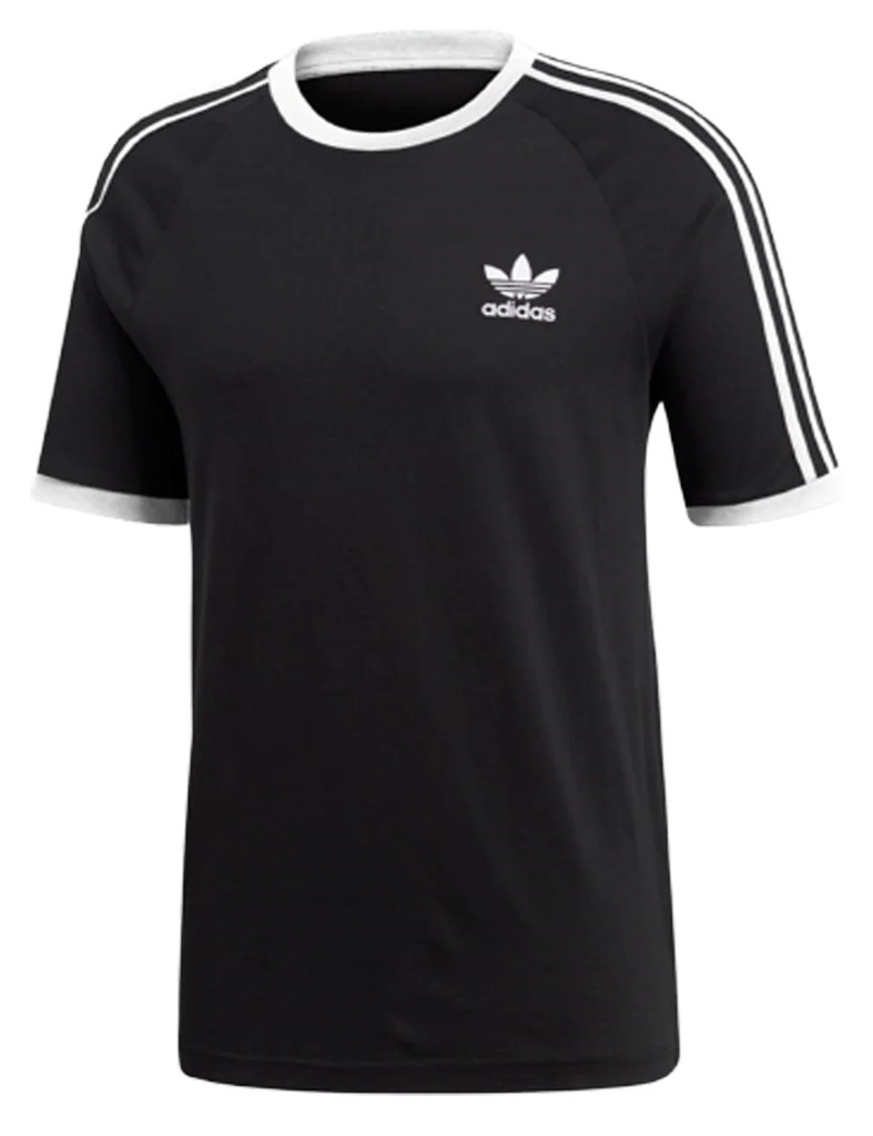 H22847-3 STRIPES TEE       BLACK